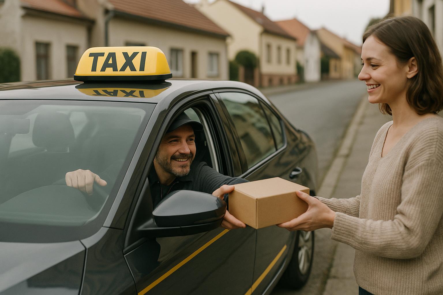 Rozvoz zásilek po Mostě — taxi kurýr Taxi LuKa